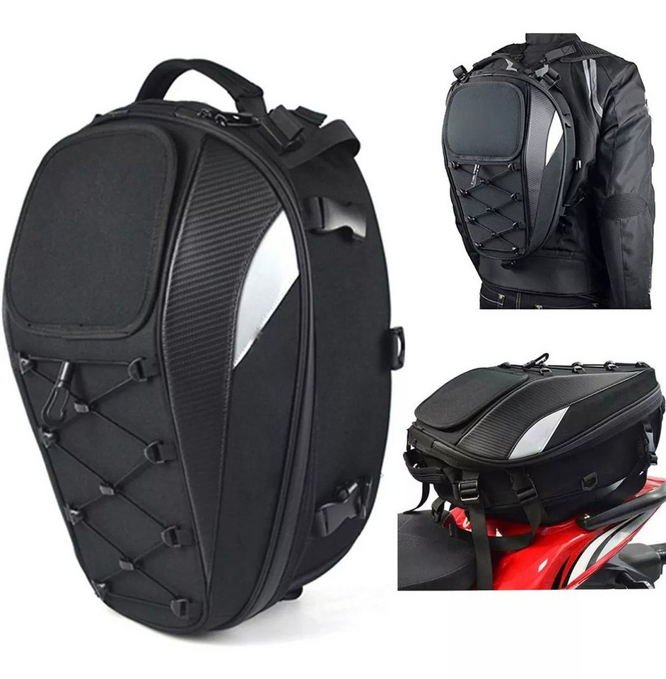Avisto Gepäckträgertasche Rucksack für Motorrad -Rücksitzbeutel von Avisto