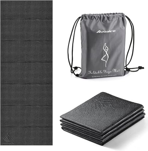 Avoalre Yogamatte rutschfest,173 X 61CM Tragbare Trainingsmatte 5MM,reise Yogamatte faltbar Gymnastikmatte, ideale für Reise,Yoga, Pilates & Workout Avoalre Yogamatte rutschfest,173 X 61CM Tragbare Trainingsmatte 5MM,reise Yogamatte faltbar Gymnastikmatte, ideale für Reise,Yoga, Pilates & Workout von Avoalre