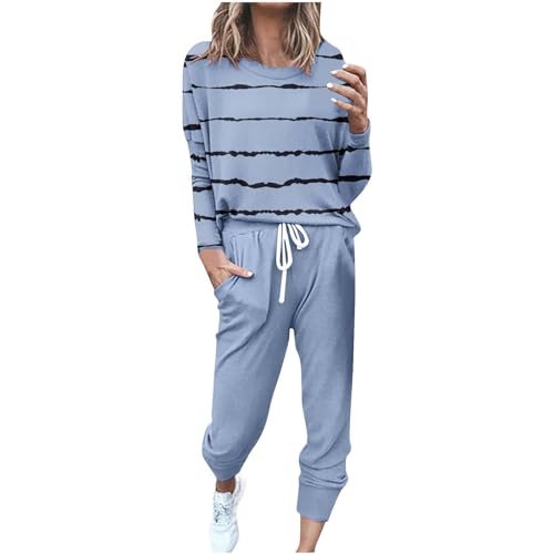 Awrvia Trainingsanzug Damen Langarm Jogginganzug Baumwolle 2 Pieces Set Modische Vintage Freizeitanzug Einfarbig Slim Sportanzug Bequemer Sport Fitnessanzug mit Taschen Hose Y2K Zweiteiler Awrvia Trainingsanzug Damen Langarm Jogginganzug Baumwolle 2 Pieces Set Modische Vintage Freizeitanzug Einfarbig Slim Sportanzug Bequemer Sport Fitnessanzug mit Taschen Hose Y2K Zweiteiler von Awrvia
