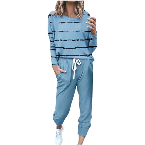 Awrvia Trainingsanzug Damen Langarm Jogginganzug Baumwolle 2 Pieces Set Modische Vintage Freizeitanzug Einfarbig Slim Sportanzug Bequemer Sport Fitnessanzug mit Taschen Hose Y2K Zweiteiler Awrvia Trainingsanzug Damen Langarm Jogginganzug Baumwolle 2 Pieces Set Modische Vintage Freizeitanzug Einfarbig Slim Sportanzug Bequemer Sport Fitnessanzug mit Taschen Hose Y2K Zweiteiler von Awrvia