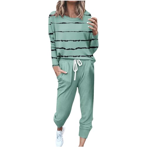 Awrvia Trainingsanzug Damen Langarm Jogginganzug Baumwolle 2 Pieces Set Modische Vintage Freizeitanzug Einfarbig Slim Sportanzug Bequemer Sport Fitnessanzug mit Taschen Hose Y2K Zweiteiler Awrvia Trainingsanzug Damen Langarm Jogginganzug Baumwolle 2 Pieces Set Modische Vintage Freizeitanzug Einfarbig Slim Sportanzug Bequemer Sport Fitnessanzug mit Taschen Hose Y2K Zweiteiler von Awrvia