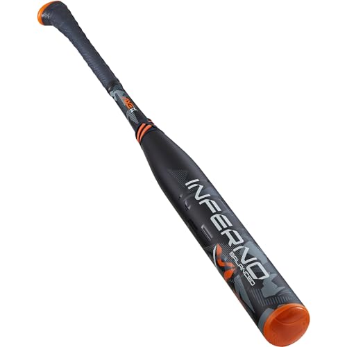 Axe | Inferno | 2-teiliger Verbundwerkstoff | Dual-Stempel USSSA/USA | Slowpitch Softballschläger | Ausgewogen/Endbelastet (Pro Standard Griff, ausgewogen, Kohlefaser, 1,8 l, Inferno Dual Stamp von Axe