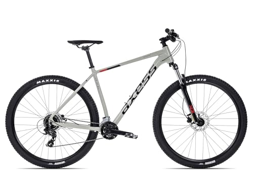 Axess Brash Mountainbike Herren 16 Gang MTB Shimano Scheibenbremse, Farbe:Grey, Rahmengröße:23 Zoll, Laufradgröße:29 Zoll von Axess