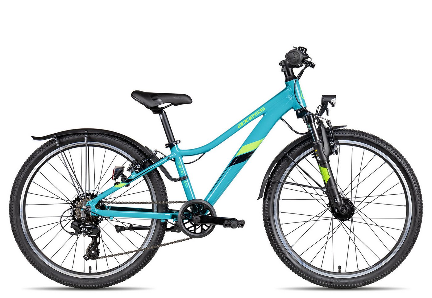 Axess Kinderfahrrad STIPE Street 24, 7 Gang Shimano Tourney RD-TX800 Schaltwerk, Kettenschaltung, Straßenausstattung blau Axess Kinderfahrrad STIPE Street 24, 7 Gang Shimano Tourney RD-TX800 Schaltwerk, Kettenschaltung, Straßenausstattung blau von Axess