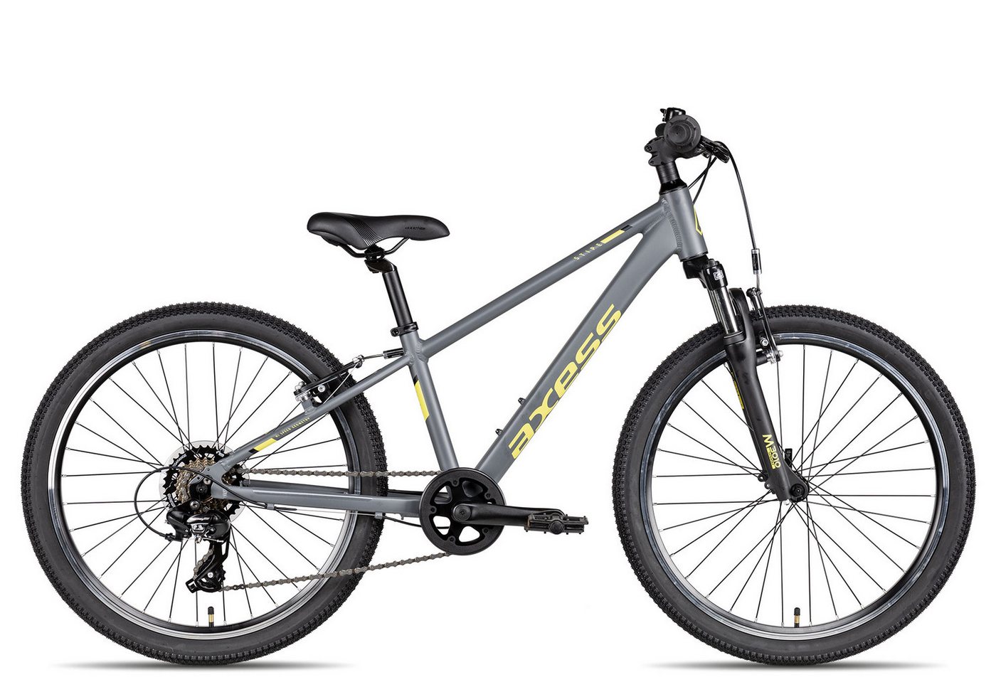 Axess Kinderfahrrad Stipe 24, 7 Gang Shimano Tourney RD-TX800 Schaltwerk, Kettenschaltung, Shimano Tourney Antrieb schwarz/grau Axess Kinderfahrrad Stipe 24, 7 Gang Shimano Tourney RD-TX800 Schaltwerk, Kettenschaltung, Shimano Tourney Antrieb schwarz/grau von Axess