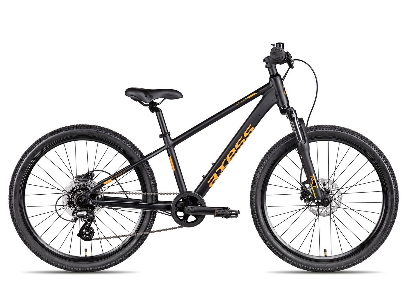 Axess Kinderfahrrad Stipe Pro 24, 7 Gang Shimano Altus RD-M-310 Schaltwerk, Kettenschaltung, hydraulische Scheibenbremse schwarz/grau Axess Kinderfahrrad Stipe Pro 24, 7 Gang Shimano Altus RD-M-310 Schaltwerk, Kettenschaltung, hydraulische Scheibenbremse schwarz/grau von Axess