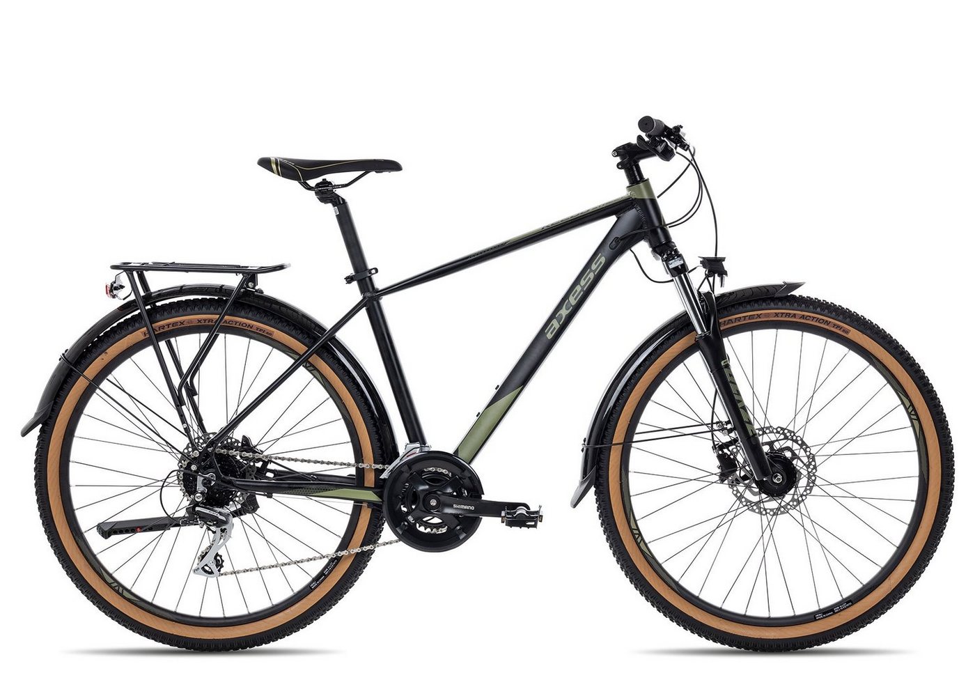 Axess Mountainbike KEEDO Street, 16 Gang Shimano Acera M3020 8 speed Schaltwerk, Kettenschaltung, MTB-Hardtail Herren 29 Zoll schwarz/grau Axess Mountainbike KEEDO Street, 16 Gang Shimano Acera M3020 8 speed Schaltwerk, Kettenschaltung, MTB-Hardtail Herren 29 Zoll schwarz/grau von Axess