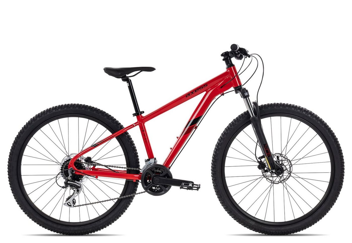 Axess Mountainbike STIPE Pro 26, 16 Gang Shimano RD-M3020-8 Altus Schaltwerk, Kettenschaltung, hydraulische Scheibenbremse rot/orange Axess Mountainbike STIPE Pro 26, 16 Gang Shimano RD-M3020-8 Altus Schaltwerk, Kettenschaltung, hydraulische Scheibenbremse rot/orange von Axess