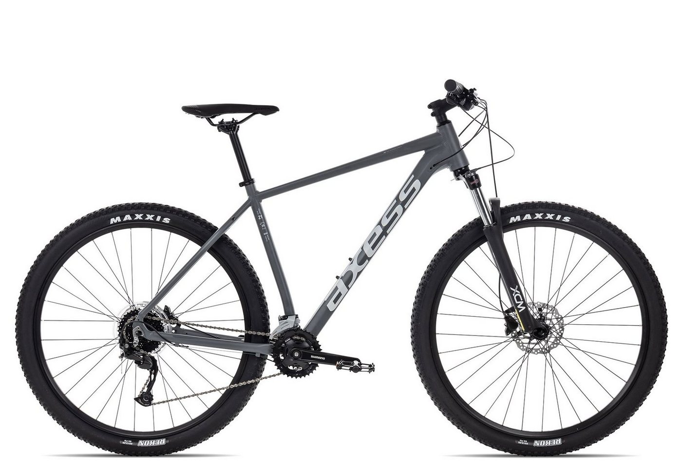 Axess Mountainbike TORRENT, 18 Gang Shimano RD-M3100 Alivio Schaltwerk, Kettenschaltung, MTB-Hardtail Herrenfahrrad 29 Zoll schwarz/grau Axess Mountainbike TORRENT, 18 Gang Shimano RD-M3100 Alivio Schaltwerk, Kettenschaltung, MTB-Hardtail Herrenfahrrad 29 Zoll schwarz/grau von Axess