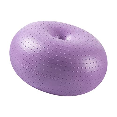 Aymzbd 1PC Fitness Ball Rhythmische Stabilität Verdickung Übung Yoga Ball Pilates Donut Balance für Büro Und zu Hause Und Fitnessstudio Klassenzimmer Trainin, Lila A von Aymzbd