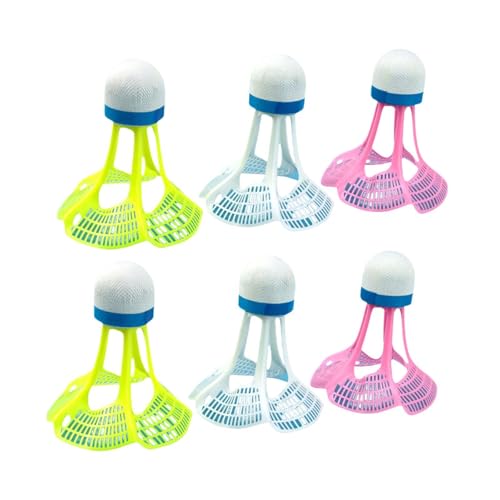 Aymzbd 6 Stück Badminton Federbälle Badminton Bälle für Training Praxis Spiel Aymzbd 6 Stück Badminton Federbälle Badminton Bälle für Training Praxis Spiel von Aymzbd