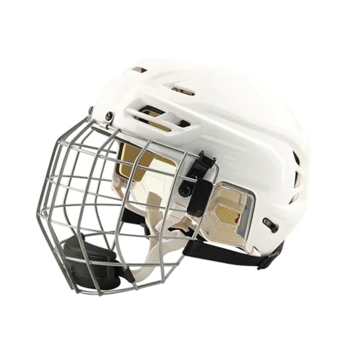 Aymzbd Eishockey Player Helm Ice Speed ​​Skate Helm Professionelle Trainingswettbewerbe Sportgeräte mit Gesichtsmaske, M von Aymzbd