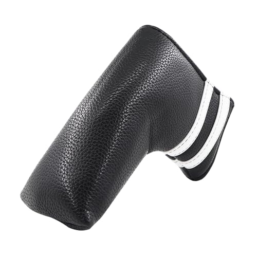 Aymzbd Golf Blade Putter Head Cover, Golf Putter Schutzschutz, Mode Golf Zubehör Geschenk Golf Club Head Cover Golf Protector, Schwarz von Aymzbd