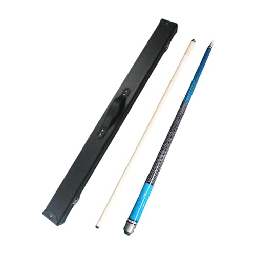 Aymzbd Pool Queue, Billard Pool Stick mit Hartschalenkoffer, Professioneller Billard Queue Stick, Snooker Queue für Anfänger, Männer, Erwachsene, Training, Blau von Aymzbd