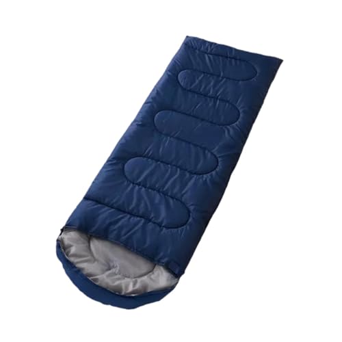 Aymzbd Schlafsack für Erwachsene, Schlafsack für kaltes Wetter, für Camping, Outdoor, Rucksackreisen, Dunkelblau, 1.3 Kg von Aymzbd