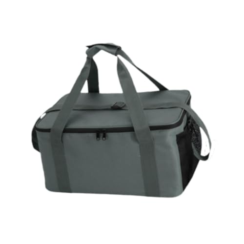 Aymzbd Tragetasche für Outdoor Aktivitäten, Geschirr Organizer, Picknick Utensilien, 25 L Volumen, Grau von Aymzbd