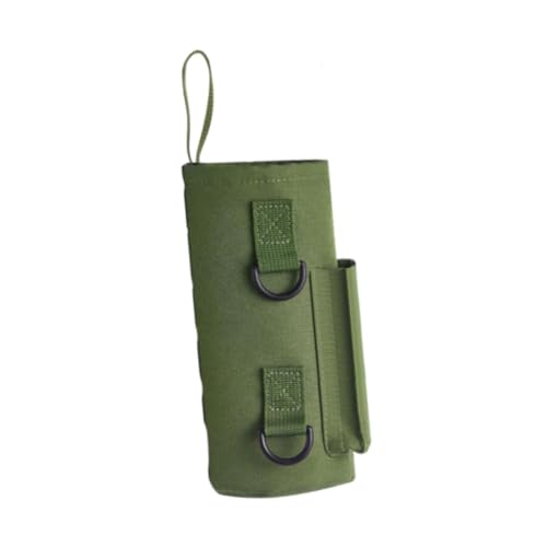 Aymzbd Wasserflaschenhalter, Fitnessstudio, Wasserflaschenträger mit Handytasche, Zubehör, Bechertasche, Tasche, Hülle für Reisen, Camping, Arbeit, GrÜn von Aymzbd