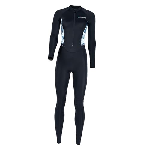 Aymzbd Neoprenanzug, Neoprenanzug, Frontreißverschluss, langärmelig, Overall, Badebekleidung, dünner Tauchanzug, Badeanzug für Wassersport, Tauchen, schwarz S Aymzbd Neoprenanzug, Neoprenanzug, Frontreißverschluss, langärmelig, Overall, Badebekleidung, dünner Tauchanzug, Badeanzug für Wassersport, Tauchen, schwarz S von Aymzbd