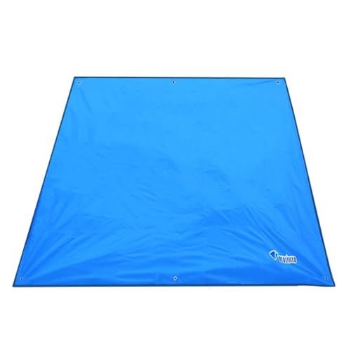 Azarxis wasserdichte Zeltplane,Tarp für Hängematte, Zeltteppich Vorzeltteppich Vorzeltboden für Ourdoor Camping Sandstrand (Hellblau, L - 2.4x2.2m) von Azarxis