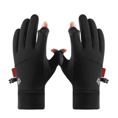 Aznever Winterhandschuhe für Herren, Fahrradhandschuhe - rutschfeste Touchscreen-SMS-Handschuhe - Eisangelausrüstung, Unisex-Winterhandschuhe für Motorradfahren, Pendeln von Aznever