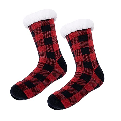 Azruma Damen Socken Winter Kariert Drucken Warm Gefütterte Sockes Weich Flauschige Halbsocken Stricksocken Kuschelsocken Thermosocken Stricksocken Baumwollsocken Wollsocken Damensocken Wintersocken Azruma Damen Socken Winter Kariert Drucken Warm Gefütterte Sockes Weich Flauschige Halbsocken Stricksocken Kuschelsocken Thermosocken Stricksocken Baumwollsocken Wollsocken Damensocken Wintersocken von Azruma