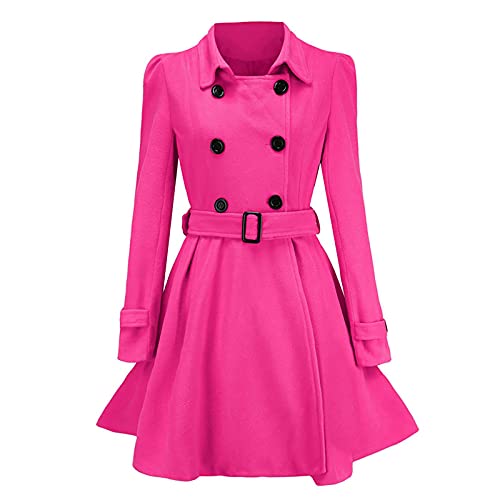 Azruma Wolljacke Damen Regenmantel Damen Sportliche Freizeitjacke Mit Kapuze Frauen Warme Einfarbig Zweireiher Revers Langer Mantel Mit Gürtel Slim Fit Winddicht Langarm Wollmantel Mit Knöpfen Azruma Wolljacke Damen Regenmantel Damen Sportliche Freizeitjacke Mit Kapuze Frauen Warme Einfarbig Zweireiher Revers Langer Mantel Mit Gürtel Slim Fit Winddicht Langarm Wollmantel Mit Knöpfen von Azruma