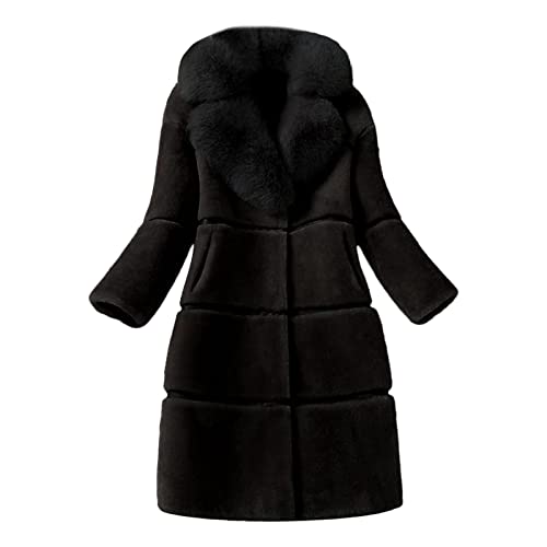 Fellweste Damen Regenponcho Fahrrad Trachtenweste Damen Winterjacke Mädchen 116 Frauen Elegant Faux Pelz Lang Mantel Mit Kunstpelzkragen Warm Fellmantel Mit Tasche Regenjacke Transparent (Schwarz, M) Fellweste Damen Regenponcho Fahrrad Trachtenweste Damen Winterjacke Mädchen 116 Frauen Elegant Faux Pelz Lang Mantel Mit Kunstpelzkragen Warm Fellmantel Mit Tasche Regenjacke Transparent (Schwarz, M) von Azruma