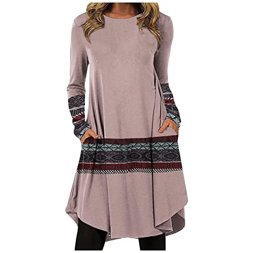 Glitzer Kleid Damen Sexy Herbst Winter Samtkleid Festliches Mädchen Kleid Strickkleid Weihnachten Mädchen Kleid Langarm Winter Kleid Sweatkleid Glitzer Weihnachten Kleid Pulloverkleid Strickkleid von Azruma