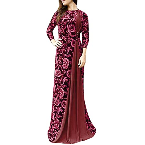Hippie Kostüm Damen Trägerkleid Damen Sommer Wickelkleid Damen Elegant Abschlusskleid Frauen Muslimische Drucken Bodenlang Islamische Kleider Ramadan Gebetskleidung Cocktailkleid Damen Kurz (Rot, S) Hippie Kostüm Damen Trägerkleid Damen Sommer Wickelkleid Damen Elegant Abschlusskleid Frauen Muslimische Drucken Bodenlang Islamische Kleider Ramadan Gebetskleidung Cocktailkleid Damen Kurz (Rot, S) von Azruma