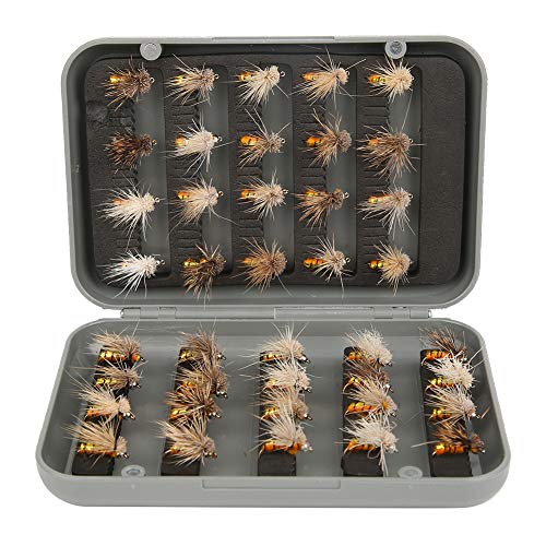 Azusumi Köder Zum Fliegenfischen, Kunstköder Fliegenköder Insektenköder mit Haken Angelzubehör, 40St Azusumi Köder Zum Fliegenfischen, Kunstköder Fliegenköder Insektenköder mit Haken Angelzubehör, 40St von Azusumi