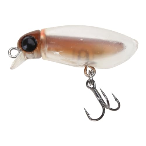 Azxcvbnm 3 8 cm 1 5 Zoll Crankbait Angeln Lockt Schwimmende Swimbait Wobbler Harte Köder Für Bass Forelle Süßwasser Salzwasser von Azxcvbnm