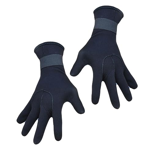 Azxcvbnm 3 mm Neopren-Handschuhe für Kajakfahren, Paddeln, Tauchen, Thermoschwimmen, verschleißfeste Handschuhe für Männer und Frauen, 2 Stück von Azxcvbnm