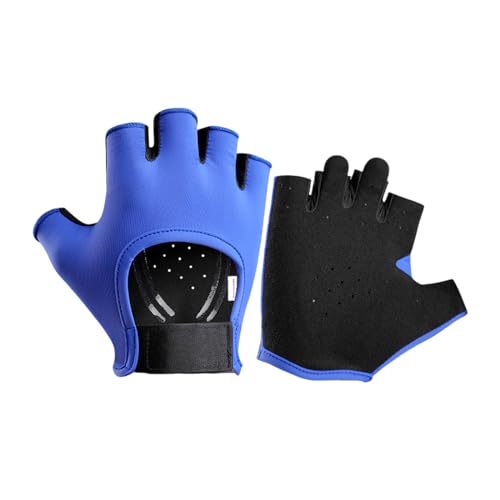 Azxcvbnm Atmungsaktiver fingerloser Fahrradhandschuh, rutschfest, verschleißfest, kurzer Trainingshandschuh, Outdoor-Sport, Halbfinger-Handschuh von Azxcvbnm