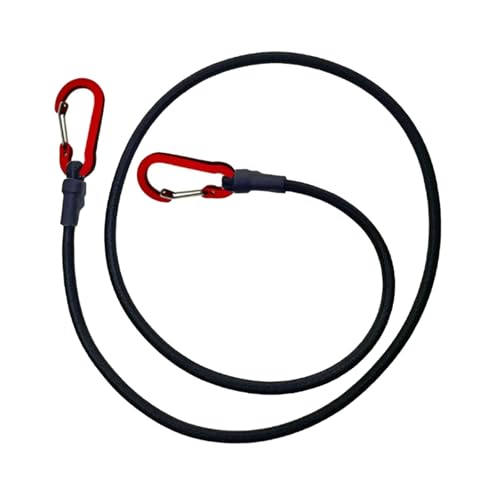 Azxcvbnm Bungee Seil Mit Karabinerhaken 60 Cm/90 Cm/120 cm Gepäckgurt Elastischer Bindegurt String Spannungsseil Expander Mit Haken von Azxcvbnm