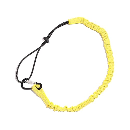 Azxcvbnm Nylon Bungee Tether Werkzeug Lanyard Mit Schraubverschluss Karabiner Anti Fall Sicherheitsseil Langlebiges Werkzeug Lanyard Einfach Zu Bedienen von Azxcvbnm