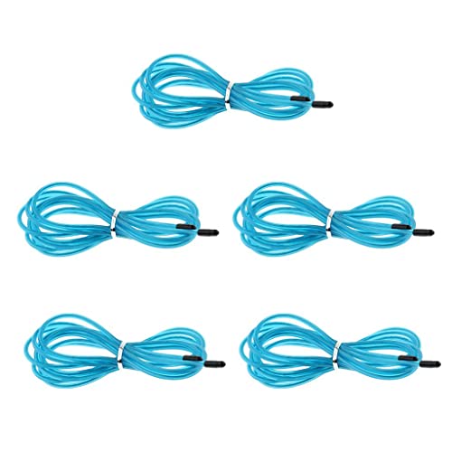 B Baosity 5er Pack Edelstahl Springseil Ersatz Speedrope Ersatzseile Ersatzkabel Stahlseil für Fitness Boxtraining - Blau von B Baosity