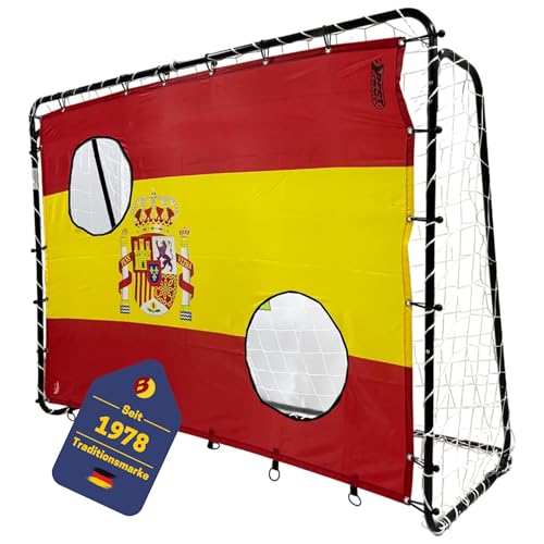 Best Sporting Torwand mit 5 Schusslöchern 193 x 150 cm I passend für Fußballtore mit 213 x 152 cm I Fußball Torwand mit verschiedenen Länderflaggen Motiven I Kinder Torschusswand für draußen Best Sporting Torwand mit 5 Schusslöchern 193 x 150 cm I passend für Fußballtore mit 213 x 152 cm I Fußball Torwand mit verschiedenen Länderflaggen Motiven I Kinder Torschusswand für draußen von BEST SPORTING