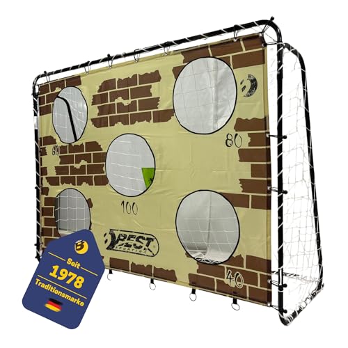 Best Sporting Torwand mit 5 Schusslöchern 193 x 150 cm I passend für Fußballtore mit 213 x 152 cm I Fußball Torwand mit verschiedenen Motiven I Kinder Torschusswand für draußen von BEST SPORTING