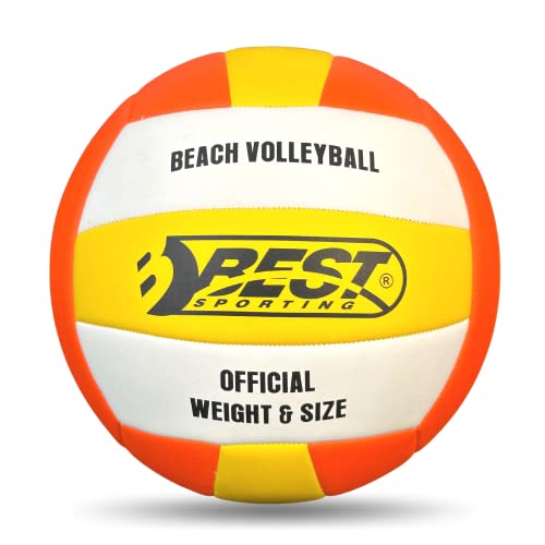 BEST SPORTING Volleyball Heat in Größe 5 I Outdoor & Indoor Beachvolleyball aus Kunstleder I hochwertiger Beach Volleyball mit perfektem Grip I formbeständiger & weicher Ball BEST SPORTING Volleyball Heat in Größe 5 I Outdoor & Indoor Beachvolleyball aus Kunstleder I hochwertiger Beach Volleyball mit perfektem Grip I formbeständiger & weicher Ball von BEST SPORTING