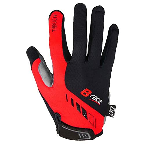 B-RACE BONIN 8055320653490, Handschuhe Unisex Erwachsene, Schwarz und Rot, 4XL von B-RACE