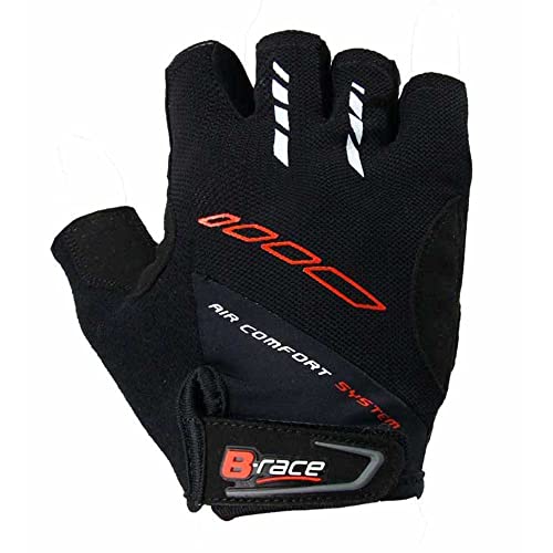 B-RACE Unisex – Erwachsene Handschuhe Bump Gel SCHWARZ 4 GRÖSSE XL, BLAU von B-RACE