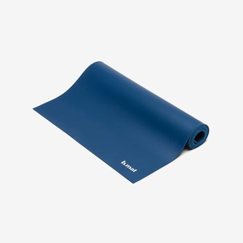 B Yoga Yogamatte B Mat Everyday, Alltags-, Sportmatte aus Naturkautschuk (Deep Blue, Maße: 215 cm x 66 cm x 0,4 cm; Gewicht: 2,0 kg) von B Yoga