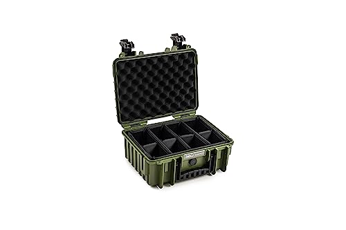 B&W International B&W Transportkoffer Outdoor - Typ 3000 Bronze-Grün - mit Variabler Facheinteilung - wasserdicht nach IP67 Zertifizierung, staubdicht, bruchsicher und unverwüstlich B&W International B&W Transportkoffer Outdoor - Typ 3000 Bronze-Grün - mit Variabler Facheinteilung - wasserdicht nach IP67 Zertifizierung, staubdicht, bruchsicher und unverwüstlich von B&W International
