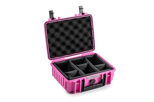 B&W International Transportkoffer Outdoor - Typ 1000 Pink - mit Variabler Facheinteilung - wasserdicht nach IP67 Zertifizierung, staubdicht, bruchsicher und unverwüstlich B&W International Transportkoffer Outdoor - Typ 1000 Pink - mit Variabler Facheinteilung - wasserdicht nach IP67 Zertifizierung, staubdicht, bruchsicher und unverwüstlich von B&W International