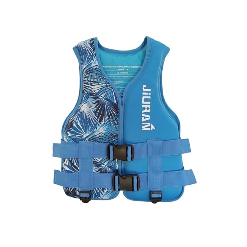 BAAFCL Schwimmweste für Erwachsene, Schwimmhilfe, Verstellbare Paddle Board Rettungsweste, Neopren Schwimmweste, Wassersport, Bootfahren, Surfen, Tauchen(Color:Blue,Size:XL) von BAAFCL