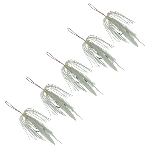 BABYVIVA 5Pcs Doppel Angeln Unterstützen Haken Jigging Haken Langsam Fallen Jigs Angelhaken Ersatz Für Vertikale Jigging Lockt von BABYVIVA