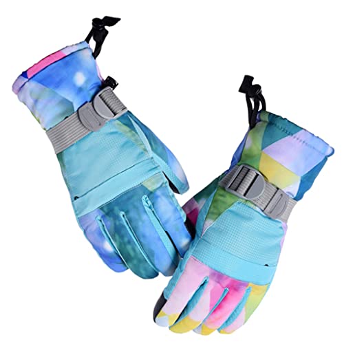BABYVIVA Erwachsene Childer Unisex Winter Wasserdicht Verdicken Warm für Touchscreen Schnee Handschuhe von BABYVIVA