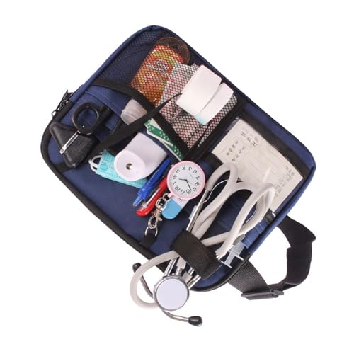 BABYVIVA Tasche für Damen, Krankenschwester-Aufbewahrungstasche, Krankenschwester-Bauchtasche, medizinische Ausrüstung, praktische Hüfttasche, mehrere Fächer, Krankenschwester-Organizer-Tasche (nur von BABYVIVA
