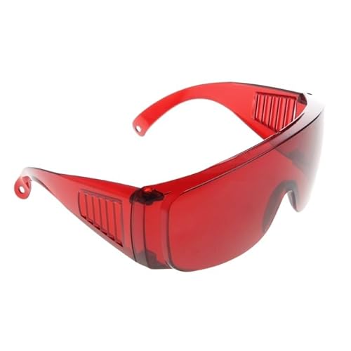 BADALO Schutzbrillen for die Arbeit, zahnärztliche Augenschutzbrillen (Color : Wine Red) von BADALO