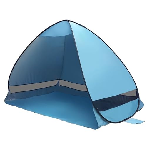 Mehrpersonen-Campingzelt, Outdoor-Zelt, einfach aufzubauende Markise, geeignet for Camping, Strand, Rucksackreisen, Wandern (Color : 01, Size : 200X120X130CM) von BADALO